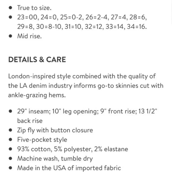 Frame Le Skinny de Jeanne in Fillmore, Size 27 - Picture 9 of 9